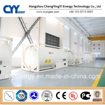 Contenedor cisterna Cyy de alta calidad para GNL Lox Lin Lar Lco2